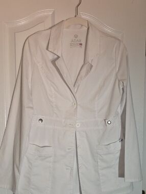 Ada White Women's Tailored Medical Jacket
